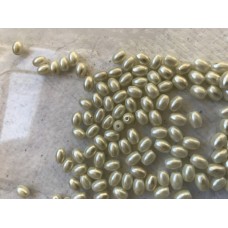 Acrylic ~ 6mm ivory pearls