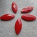 Acrylic ~ Long Faceted Pointed Beads 