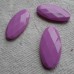 Acrylic ~ Long Faceted Oval 