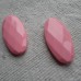 Acrylic ~ Long Faceted Oval 