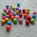 Acrylic ~ 12mm Round Assorted Beads
