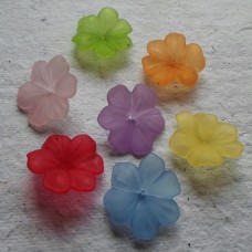 Acrylic ~ Flower  Beads