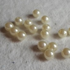 Acrylic ~ Pearl Round Beads
