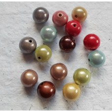 Acrylic ~ Round  Bead in Bead