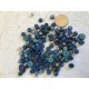 Wooden Blue Spacer Beads
