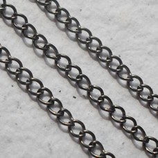Chain ~ Black plated light weight curb 