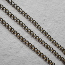 Continuous Chain ~ Bronze Curb hanging chain