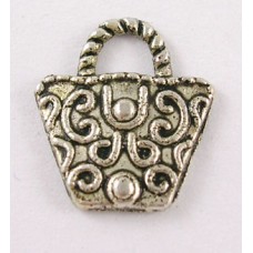 Antique Silver Charms ~ Handbag