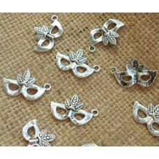 Antique Silver Charms ~  Mask