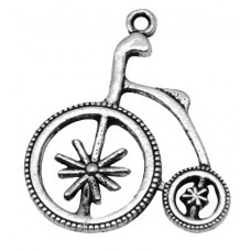 Antique Silver Charms ~ Penny Farthing