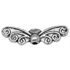 Antique Silver Charms ~ Fairy wings