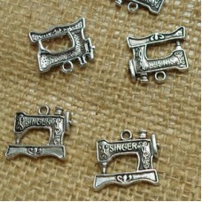 Antique Silver Charms ~ Sewing Machine