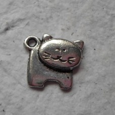 Antique Silver Charms ~ Kitty