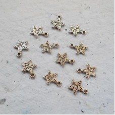 Antique Silver Charms ~ Just for You star