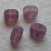 Czech Glass ~ Oblong Beads in Purple