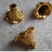 Antique Gold ~ Bead Caps ~ 20mm Bell