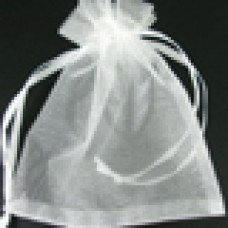 Organza Bags ~ Plain White