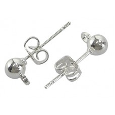 Ear Posts with 4mm ball x 5 prs