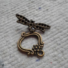Antique Bronze ~ Dragonfly Toggles