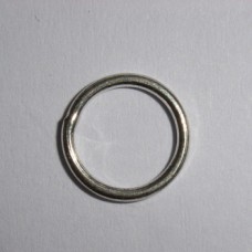 Silver Plated Soldered Jump Rings x 20