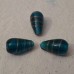 Handmade Indian Glass bead ~ Royal Blue Drop