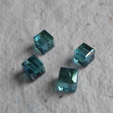 Glass ~ 6mm Cubes in Various Colours