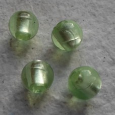 Silver Lined Round Glass Beads