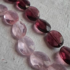 Glass Faceted Ovals 