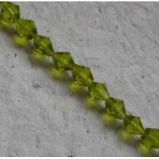 Glass beads ~ Bicone Lt Sage