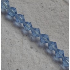 Glass beads ~ Bicone Sky Blue