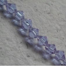 Glass beads ~ Bicone Violet