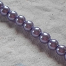 Glass Pearls ~ Lavender Blue