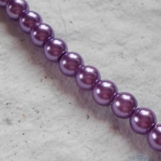 Glass Pearls ~  Violet