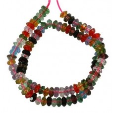 Glass Abacus Faceted ~  multi