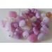 Glass Frosted Bead Mix  ~ In Various Colours