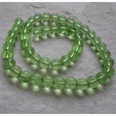 Glass beads ~ Round Green 