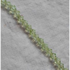 Glass beads ~ Bicone Lt  Green