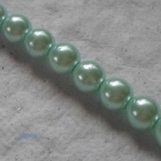 Glass Pearls ~ Mint