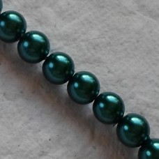 Glass Pearls ~ Teal