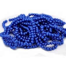 Glass Pearls ~ Lapis Blue