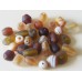 Glass Frosted Bead Mix  ~ In Various Colours