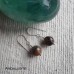 Earrings ~  10mm Semi precious ~ Sterling Silver