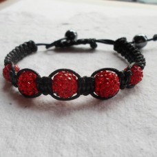 Bracelet ~ Shamballa with 5 Disco Beads