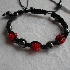 Bracelet ~ Shamballa with 3 Disco Beads