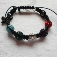 Bracelet ~ Shamballa Multi Colours