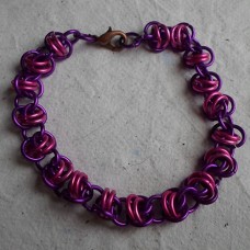 Bracelet ~  Barrel Weave Chainmaille 