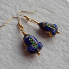 Earrings ~ Cloisonné Frogs in several colours