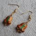 Earrings ~ Cloisonné Frogs in several colours