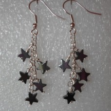 Earrings ~ Haematite Stars