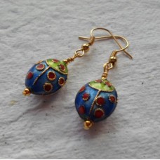 Earrings ~ Cloisonné LadyBird in various colours